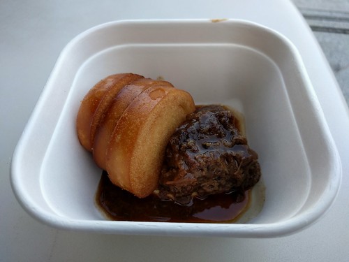 Braised Veal Cheeks with Asian Spice, Fried Mantou