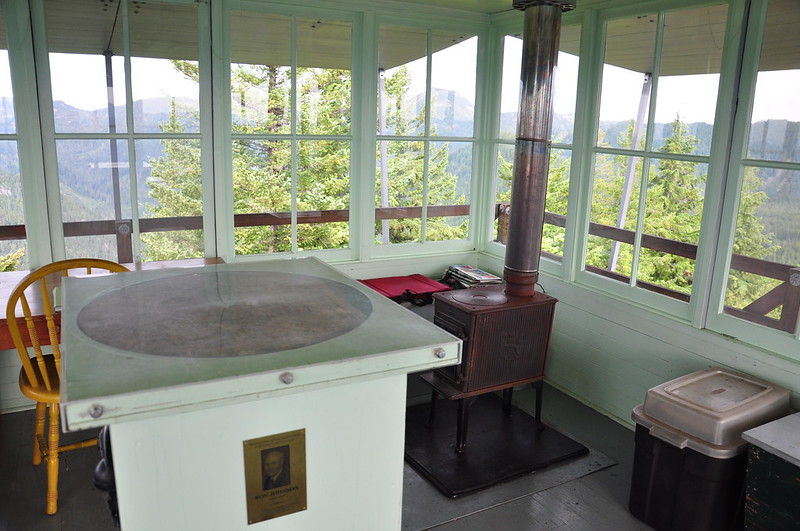 Inside the lookout