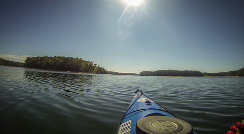 Paddling to Ghost Island in Lake Hartwell-101