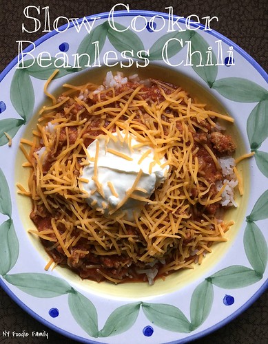 Slow Cooker Beanless Chili