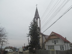 Catholic church in Szőlőhegy / Pârgărești, Bacau, Romania