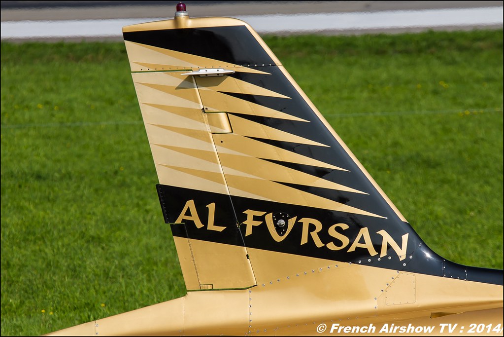 Al Fursan , United Arab Emirates Air Force aerobatic display team ,Aermacchi MB-339A jet trainer , UAE , Air14 Payerne 2014 , Meeting Aerien 2014