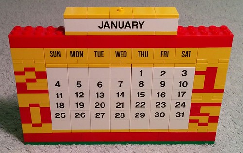 Improved LEGO Calendar Front