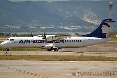 "A Paglia Orba" Air Corsica F-GRPZ ATR 72-212A msn/745 @ Marseille Provence Airport 01-06-2014