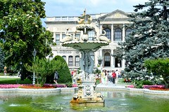 #Dolmabahce #Palace #Sarayi #Garden #Fountain #Istanbul #Turkey #Nikon #2014 #Heritage