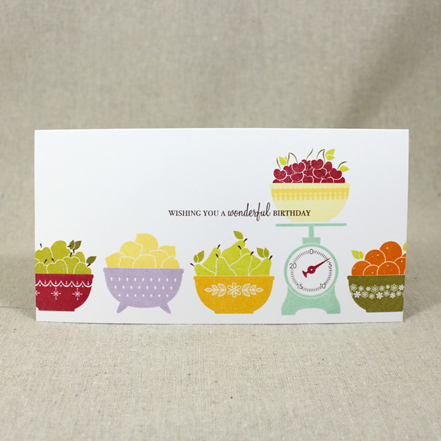Birthday Fruit Card