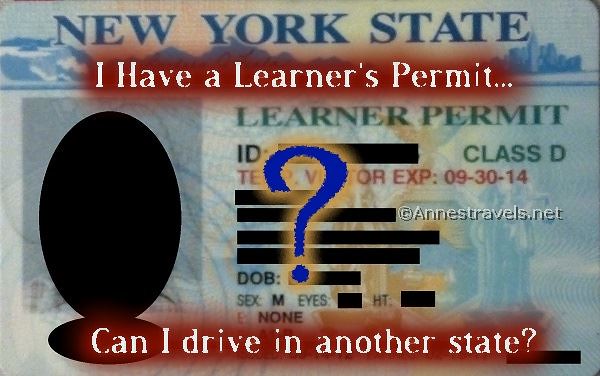Is it legal for me to drive in another state with my learner's permit?