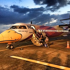 Sunset #flight back to #Bangkok  from #ranong #wheelsUp #Nokair