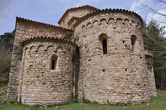 Navès. Sant Pere de Graudescales monastery. 11th C. Partly rebuilt 1956-61.