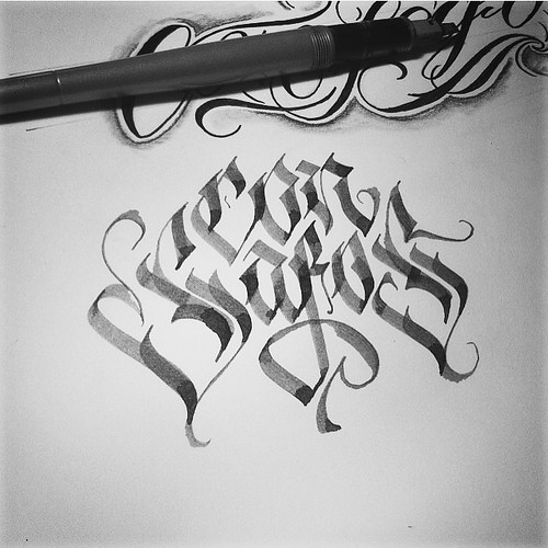 Con Safos #wlk #calligraphy #lettering #letters #consafos … | Flickr