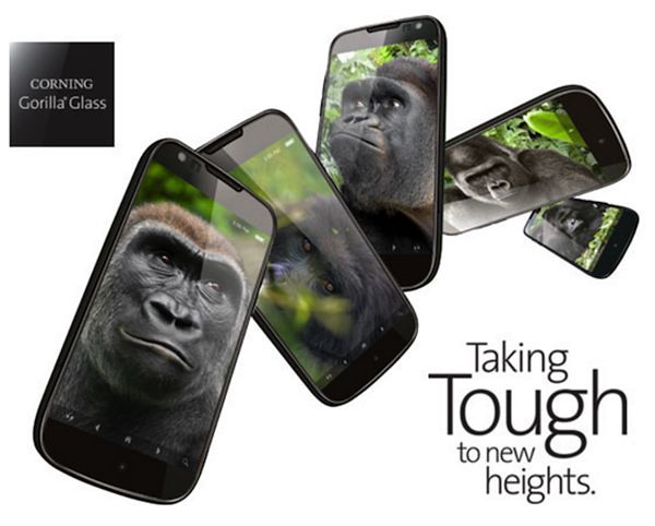 Fifth Corning's gorilla glass: 1.6 m height as you fall