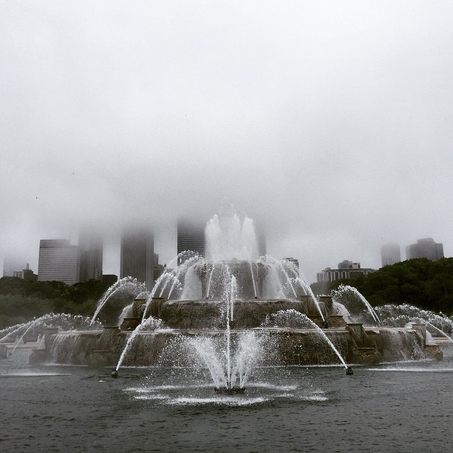 Buckingham Fountain up and running after today's #cafhunt @chiarchitecture