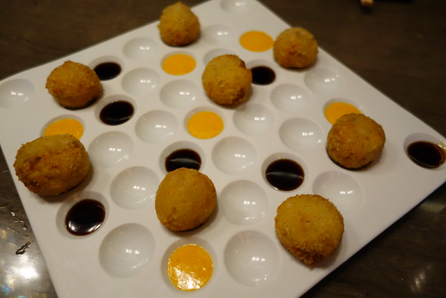 Braised Eel Croquettes with Teriyaki Sauce & Kimchi Mayo @ Antidote Bar, Singapore