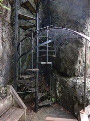 Spiral staircase, 220 steps