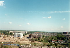 Beogradska arena, maj 1997. god. (Kombank arena) u izgradnji.
