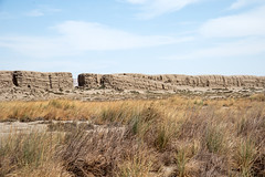 The ancient town enclosure of Nekheb at El Kab