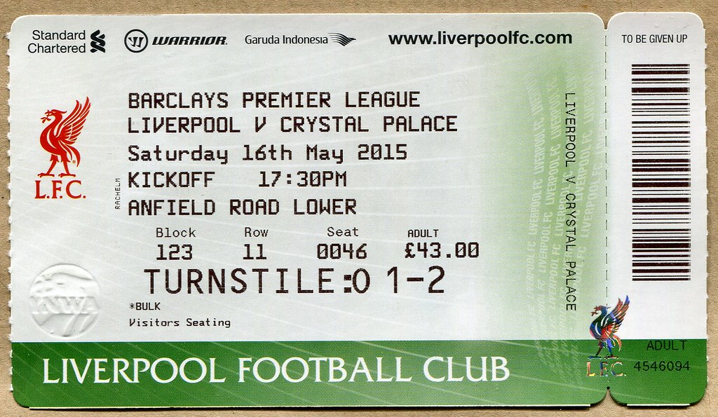 Tickets Liverpool