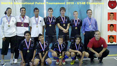 u14 boys champions international tournament macsa 2010