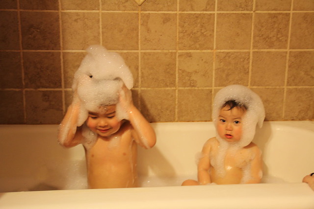 Bubble bath monsters