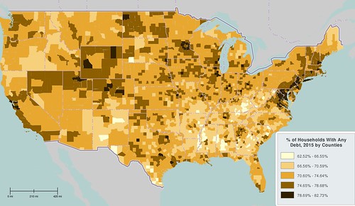 US households with debt