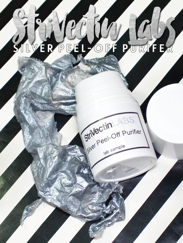 StriVectin silver peel-off purifier mask
