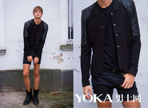 MAN MoE fashion blogger minimalist black set