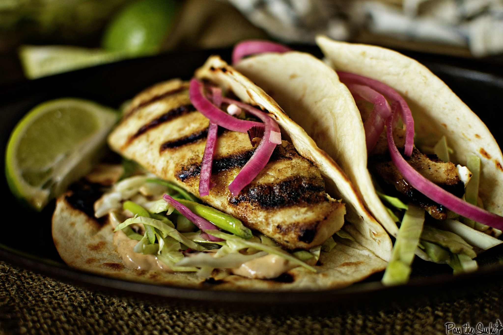 Baja Grilled Fish Taco Recipe | GirlCarnivore.com