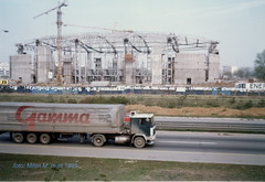 Beogradska arena, mart 1995 god. (Kombank arena) u izgradnji.