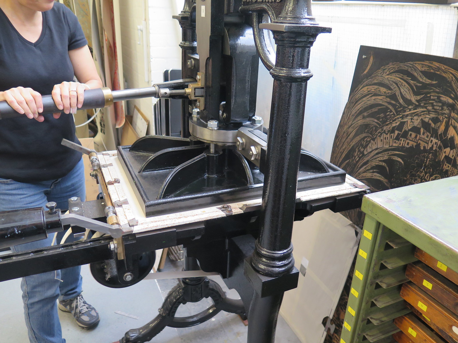 Wood Engraving Print Process
