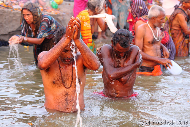Holy water from mother Ganga - Allahabad, India