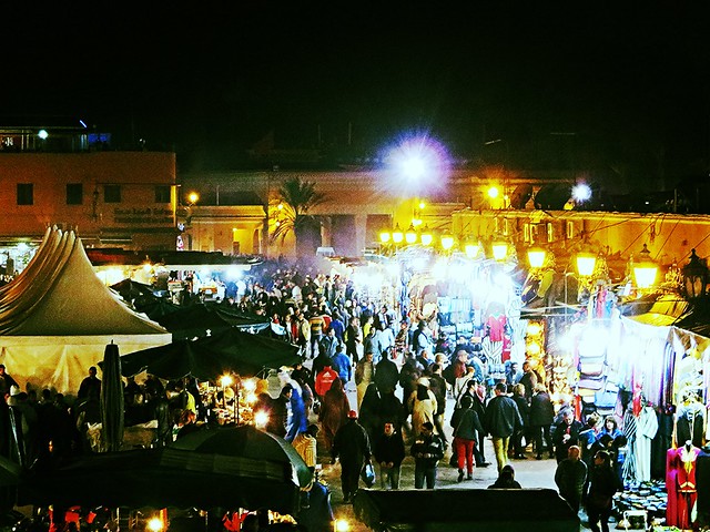 jemaa el fna, marrakech souk, solo female travel morocco, backpacking morocco, six weeks in morocco