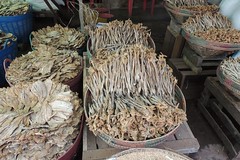 Dried Fish Bago Market Mayanmar