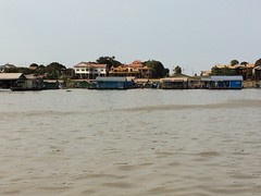 Approaching the floating village