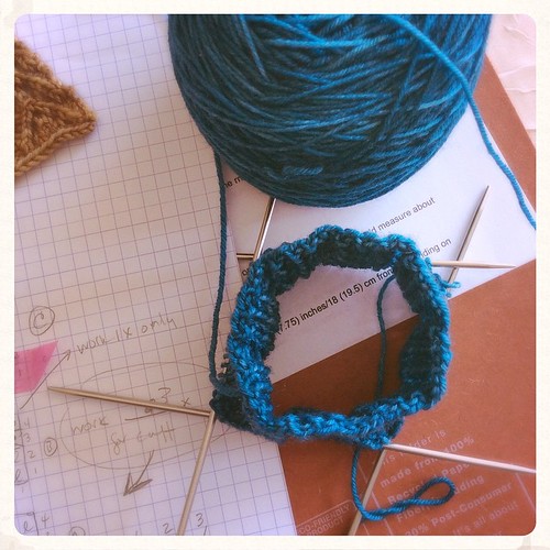 Next sock design is begun! What a surprise - it's got lace. 😀 #bluepeninsula #knitting #knit #knitsocks #knittersofinstagram #knitstagram #periwinklesheep