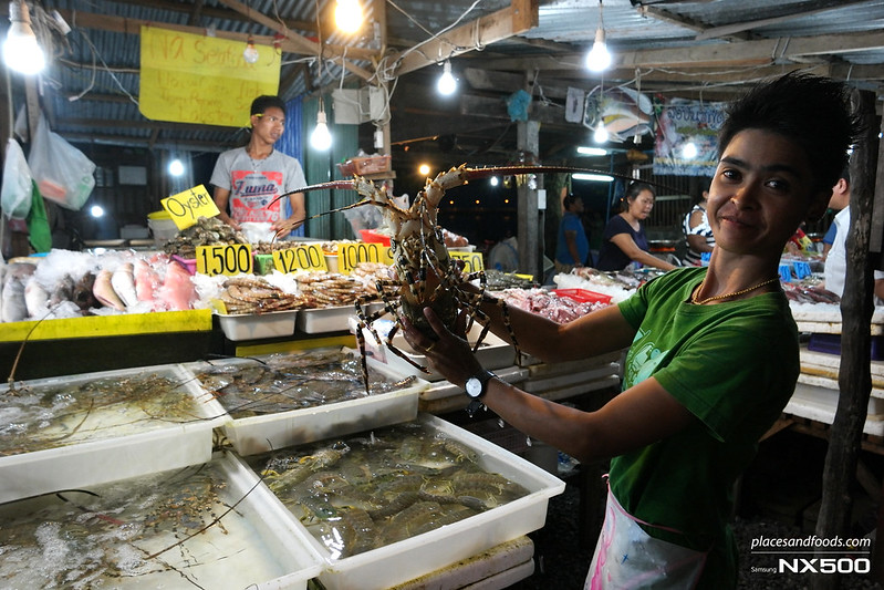 rawai fish market live lobster