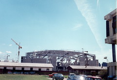 Beogradska arena, (Kombank arena) u izgradnji, maj 1997. god.
