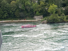 Rheinfall - Das pink Schifflein