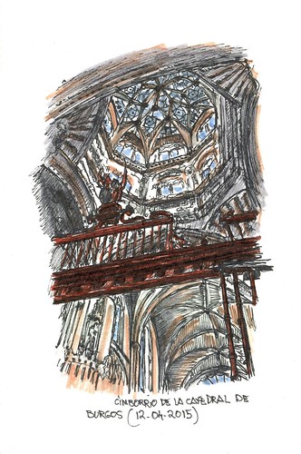 Burgos. Cimborrio de la catedral