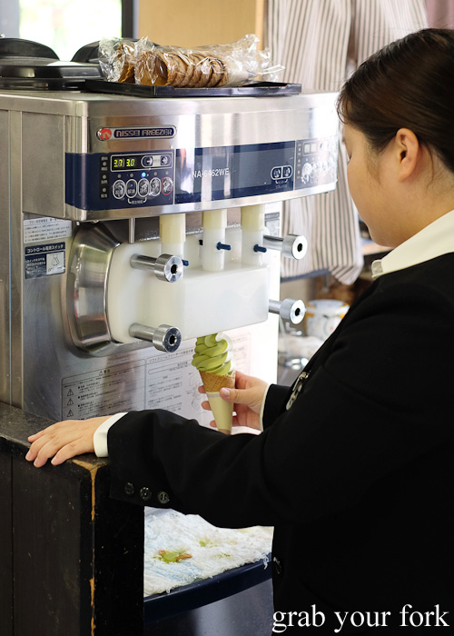 Soft serve machine in Kanazawa, Japan