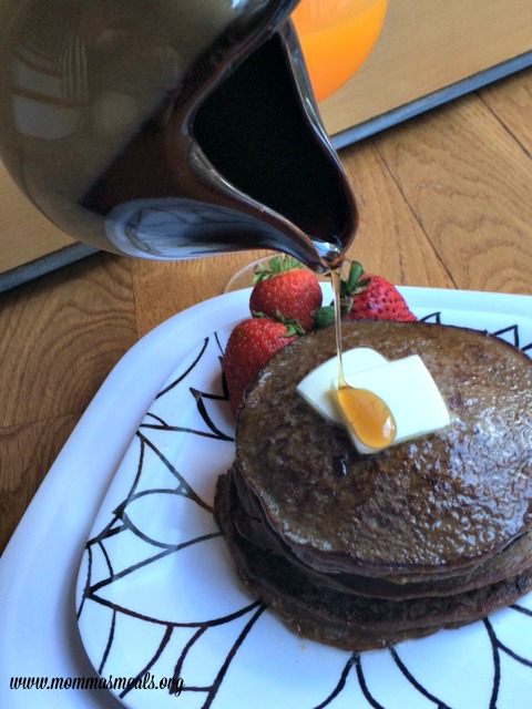 Chocolate Protein Pancakes2