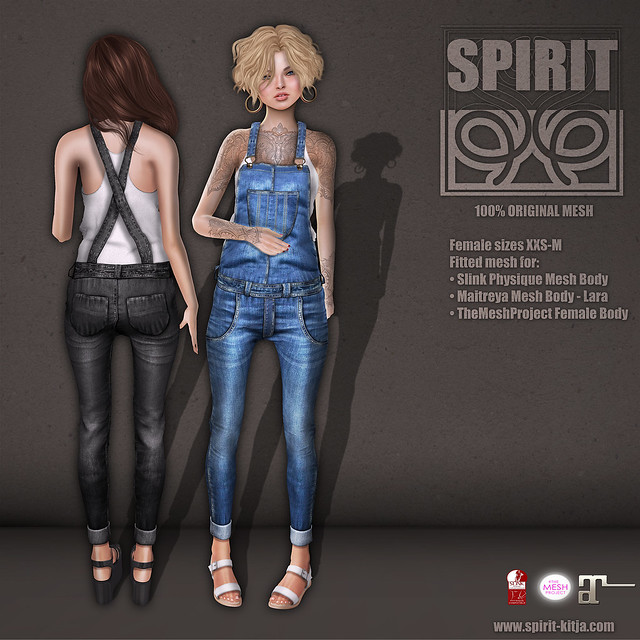 SPIRIT - Yola denim overalls
