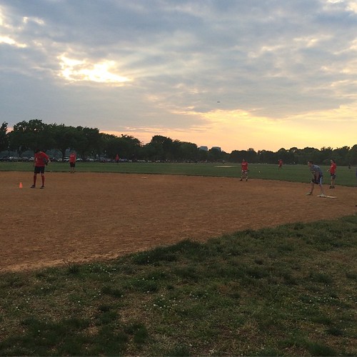 There are few better ways to spend summer Friday evenings than winning softball games with my Terps. latergram nofilter