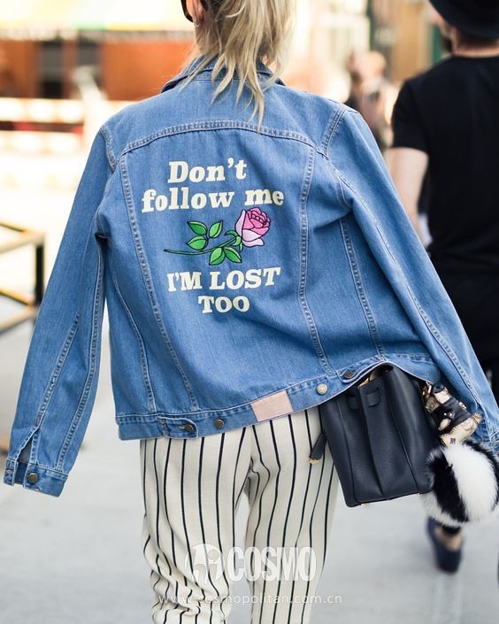 Immediately after wearing fashionable! Early fall must have a nice denim jacket
