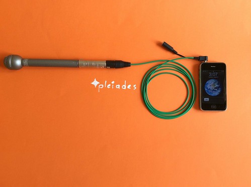 Electro-Voice RE15 to Pleiades M073 to Pleiades K117 to iPhone or iPad