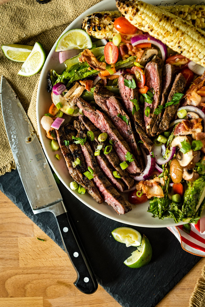 Grilled Coffee Crusted Flank Steak {Girl Carnivore}