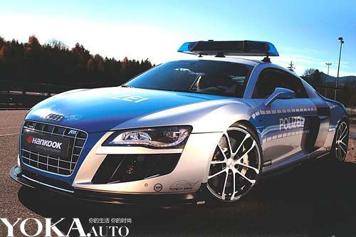 ABT Audi R8 modified police version of GTR