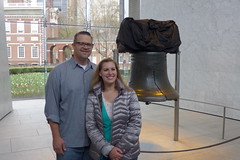 Dan and Julie at the Liberty Bell