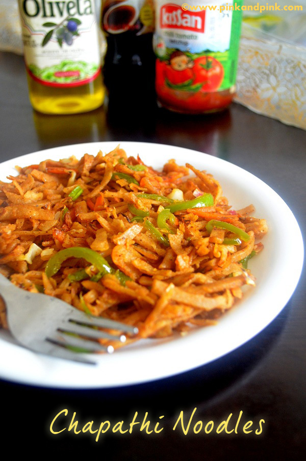 Chapathi Noodles Recipe