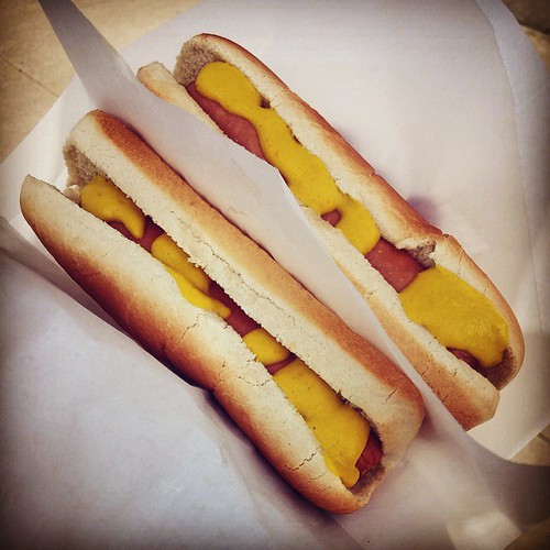 One of the best parts about going to @IkeaUSA is grabbing a couple of 50 cent hot dogs.