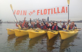 Join the Flotilla Raft up with kayaktivists